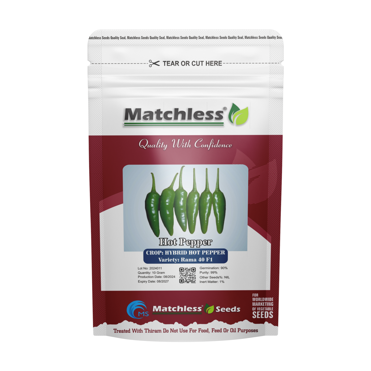 Hybrid Hot Pepper Rama 40 F1