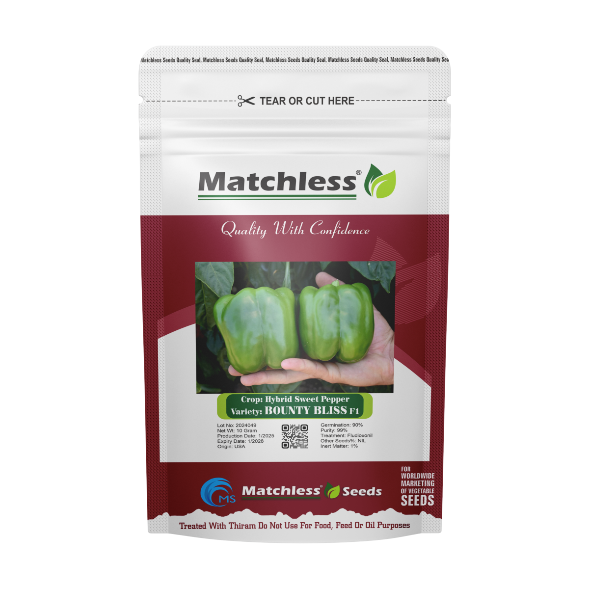 Hybrid Sweet Pepper Bounty Bliss F1