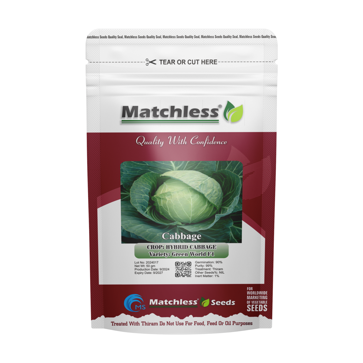 Hybrid Cabbage Green World F1