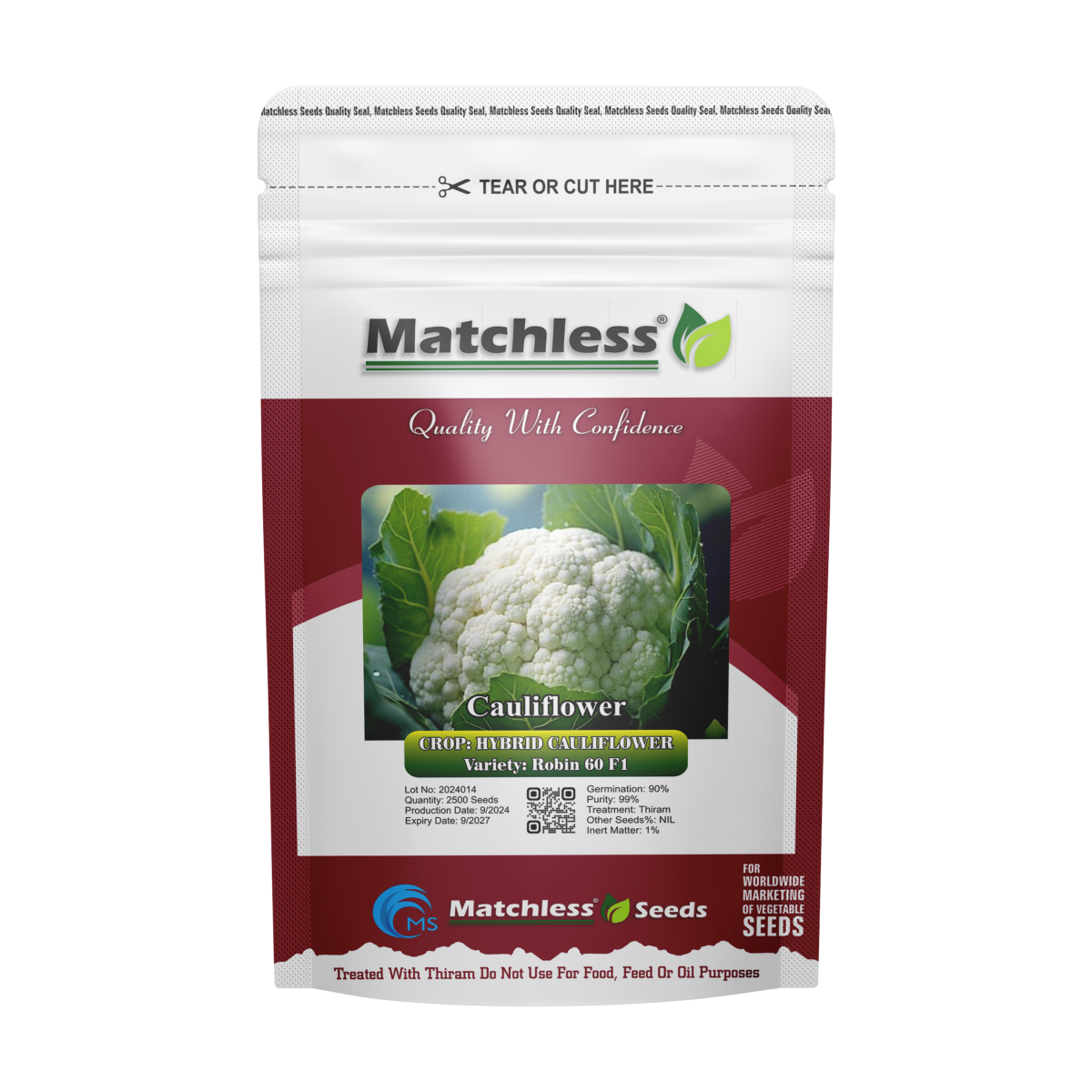 Hybrid Cauliflower Robin 60 F1